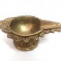 Decorative Brass Oil Lamp Diyas Set of 3 Diya Kuber India Hindu Puja Religious