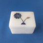 Jewelry Box Handicraft White Marble Flora inlay work jewelry box,trinket box $$$