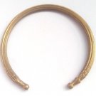 Brass Cuff  cratched Rounded Bracelet  Wristlet Cuff Kada Kadaa Band Good Luck