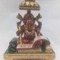 Hand Painted Beautiful Looking 6" Idol Lord of Success WoodenGanesh HomeDecor
