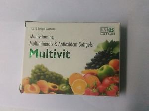 Multivit Softgel Cap 1x10 for Multivitamin Multimineral Free Shipping