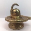 SHIVLING SHIVAlINGAM SHIV STATUE SHESH NAAG BRASS Religious Sculpture For POOJA