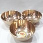 3 Brass Bowls Hindu Diwali Puja Items Havan Arti Tika Temple Gift Religious