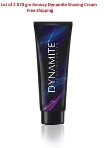 AmwayDynamite Shaving Cream 2x70 gm Smooth & Less Irritating Shave Free Shipping