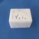 White Marble Elephant Carving work Square Shape jewelry box Excellent Gifts+Ship