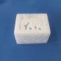 White Marble Elephant Carving work Square Shape jewelry box Excellent Gifts+Ship