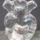Beautiful Glass Made Blessing Ganesha Statue Sculpture Rare Statue + Shipping$