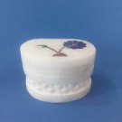 Home Decor Floral White Marble Jali+ inlay work jewelry box,trinket box+Shipping