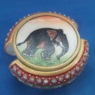 White Marble Tea Coaster Set Jaipur Hand Carfted Paint Art Home Decor Gifts+Ship