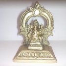 Rare Brass Lord Ganesha Statue Home Decor Religious India Art Idols Sculpture
