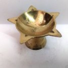 3 x Religious Oil Lamp Brass Hindu Puja Aarti Diya Laxmi Diwali Temple Deepak