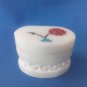 Wonderful Floral White Marble Jali+ inlay work jewelry box,trinket box +Shipping