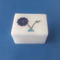 Jewelry Storage Floral White Marble Jali+ inlay work jewelry box,trinket box $$$