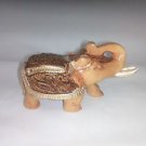 16 Rare Colorfull Hand Carved Wooden Royal Elephant 2" Inch Statue Figurine $$