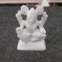 4" White Marble Goddess Laxmi Statue Wealth & Beauty Art Traditional Deco Gifts1