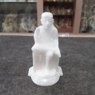 Sai baba 5" Sculpture Reglious Italian Marble Statue Handmade Ar Home Decorative