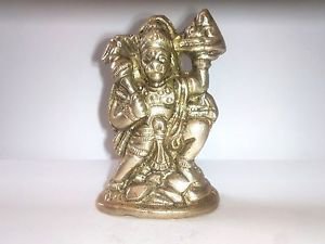 hanuman 100% Pure Brass Statue carry Dronagiri Parvat Bajrang Bali indian god