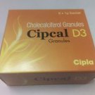 3 x Vitamin D Cipla Cipcal-D granules 8 x 1 gm sachet free ship