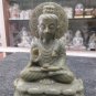 6"New green gorara Marble Buddha Statue Sculpture Handmade Rare Statue Free Ship