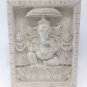 10x8" Inch Sevan Wood Hand Carved Hanging Ganesh Siddhi and Riddhi Home Decore