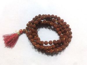 6 M.M. SMALLEST Very small and rare Rudraksha mala of 108+1 Hindu prayer beads