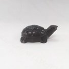 Black Marble Turtle Handcarving Sculpture Indian Vastu Art Gifts + Free Shipping
