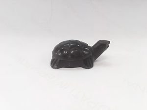 Black Marble Turtle Handcarving Sculpture Indian Vastu Art Gifts + Free Shipping