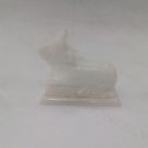 Italian Marble Idol White Pooja Nandi Hinduism Shivalinga Pooja Free Shipping $$