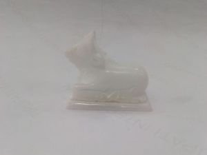 Italian Marble Idol White Pooja Nandi Hinduism Shivalinga Pooja Free Shipping $$