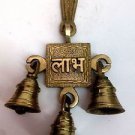 Vintage Brass Handmade Hanging Bells subh labh  Hindu  Door Home Decor Temple