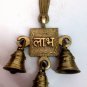 Vintage Brass Handmade Hanging Bells subh labh  Hindu  Door Home Decor Temple