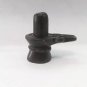 2" Black Marble Shiva Lingam Statue Shivling Handmade Hinduism worship Free Ship