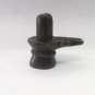 2" Black Marble Shiva Lingam Statue Shivling Handmade Hinduism worship Free Ship