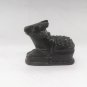HANDCRAFTED BLACK MARBLE NANDI IDOL BEAUTIFUL HANDMADE STATUE FREE SHIPPING