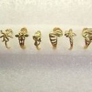 Indian Fashion 10 Ring Gold Plated Ethnic Women Ring All Sizes Mixed Rings Lot