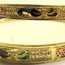 Indian Fashion Jewelry Meenakari Art Jewelry Gold plated Indian Bangles 2