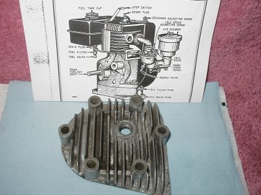 BRIGGS & STRATTON ENGINE Model 6, ALUMINUM CYLINDER HEAD   210068