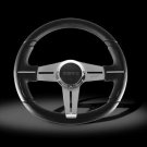 MOMO Leather Steering Quake 350mm BLK MYR 920
