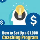 How To Setup a $1000 Coaching Program with PLR