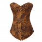 Fashion Women Sexy Leopard Printed Overbust Corset  W580861