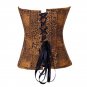 Fashion Women Sexy Leopard Printed Overbust Corset W580861