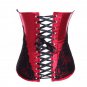 Women Sexy Red Corset Bustier Bandage Strapless Corset Waist Trainer Ladies Corselet Shaper W580893