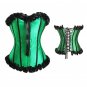 Green Women Slimming Busiter Waist Trainer Corset Shapewear Overbust Corselet Underbust W580896