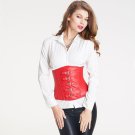 Ladies Underbust Bustiers Waist Trainer Women Corset Zipper Shaperwear Back Bandage Ribbon W46221