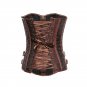 Steampunk Waist Control Corset Steel Bone Overbust Bustier Gothic Bustier Slim Corselet W58916