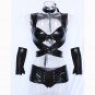 Gothic Burlesque Pole Bodysuit Vinyl Teddy Lingerie Exotic Apparel Women Wet Look Underwear W427966