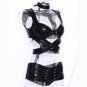 Gothic Burlesque Pole Bodysuit Vinyl Teddy Lingerie Exotic Apparel Women Wet Look Underwear W427966