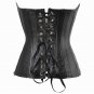 Women Leather Corset Steampunk Corselet Waist Trainer Shapewear Sexy Bustier Overbust Tops W580813A