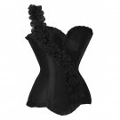 Corset Women Lace Up BacK Corset Overbust Boned Corset And Bustiers Basque Lingerie S-2XL W580816A
