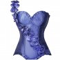 Corset Women Lace Up BacK Corset Overbust Boned Corset And Bustiers Basque Lingerie S-2XL W580816D